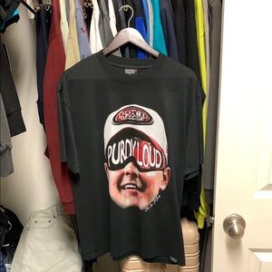 New Loud culture mens Black Graphic T-Shirt